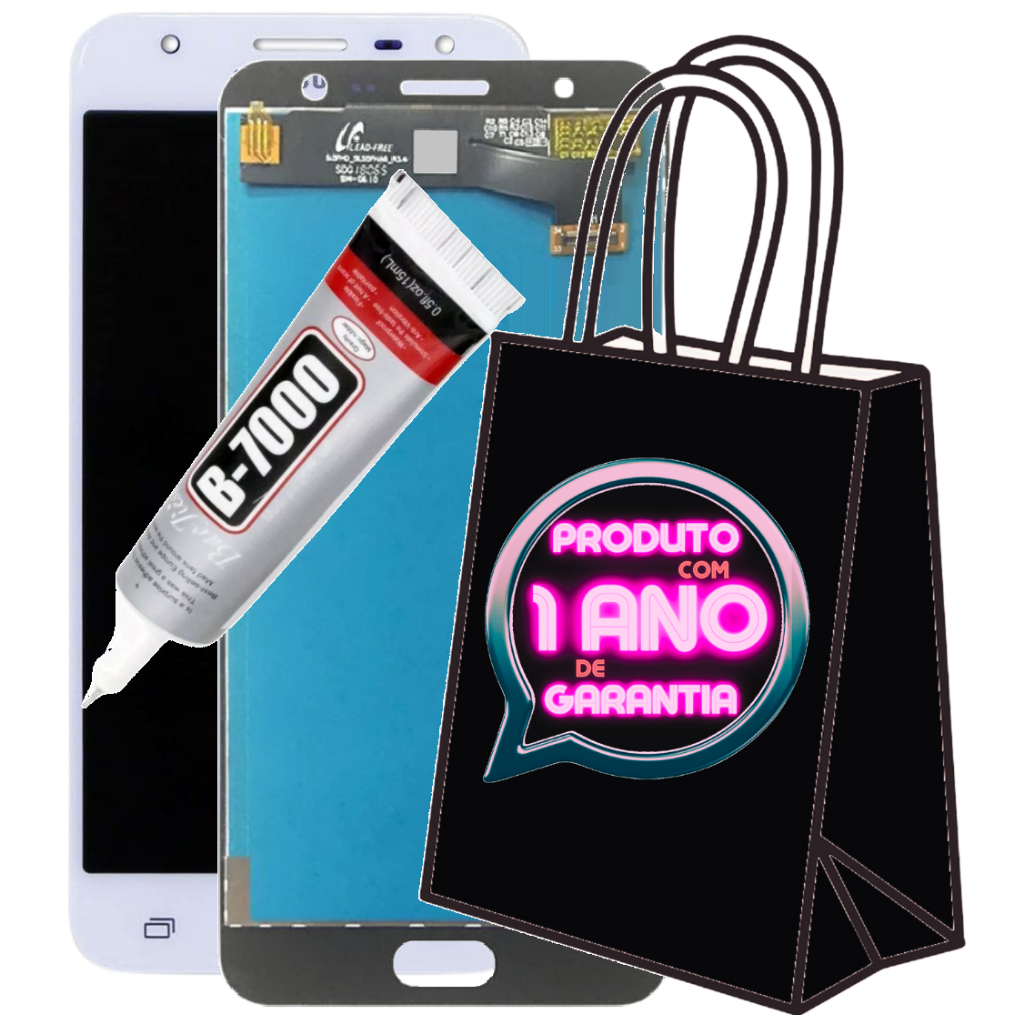 Tela Frontal Touch Display Compatível Galaxy J7 Prime G610 + Lcd Full Hd Premium + Cola!