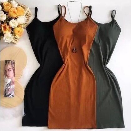 Vestido Feminino Bojo Canelado Alcinha Modinha em Oferta na Shopee