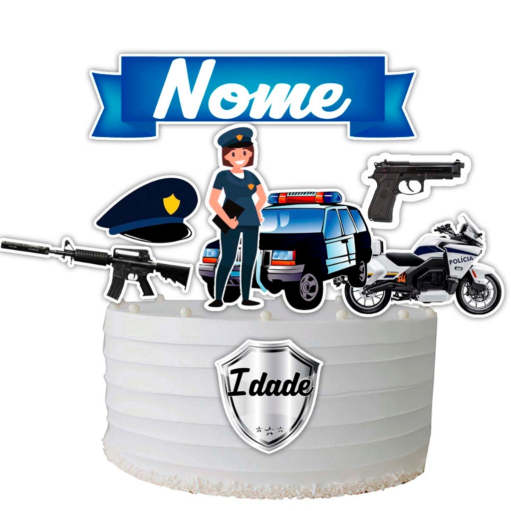 O que é Topo de Bolo Policial Feminina? Guia e Onde Comprar | BuscaProdutos