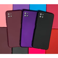 Capa para Samsung Galaxy A22 5G / Capa + Pelicula 3D ou Só 1 Capinha Aveludada Case