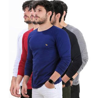 Camiseta manga longa masculina ((Queima Estoque))