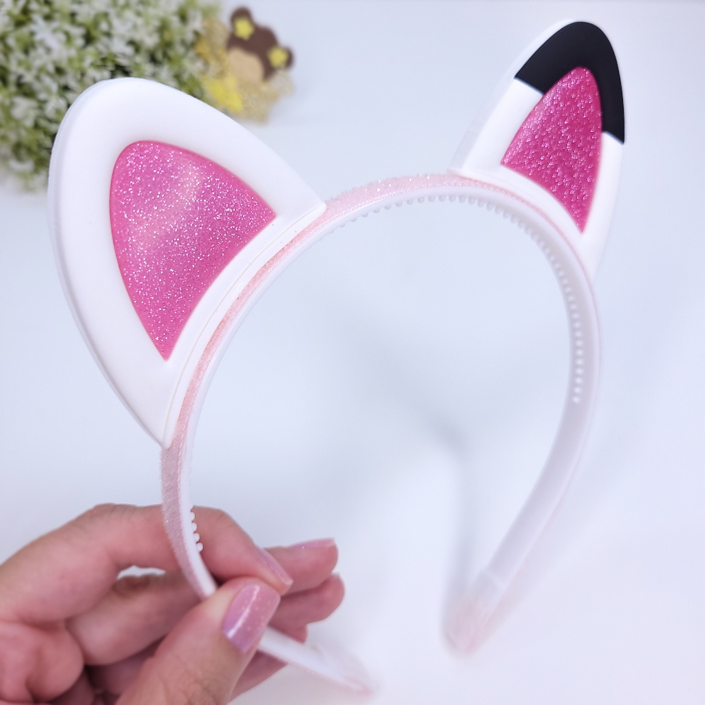 Tiara da Gabby Emborrachado ALTA QUALIDADE/ A Casa Mágica Da Gabby / Arco Tiara Orelhinhas Gatinha Pandy