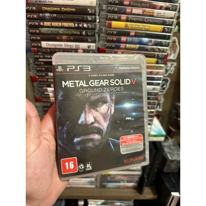 Metal Gear Solid V Ground Zeroes Ps3 - Mídia Física Original