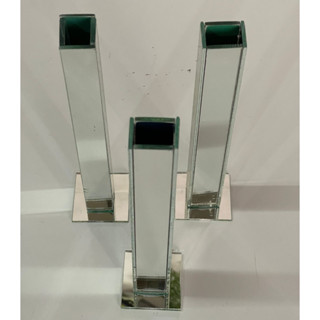 Kit com 3 Vasos de Vidro Espelhado de 23 Centímetros em Oferta na Shopee