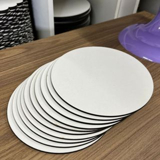 Kit Cake Board SEM LOGOMARCA 20cm / 3mm (10 Unidades) em Oferta na Shopee