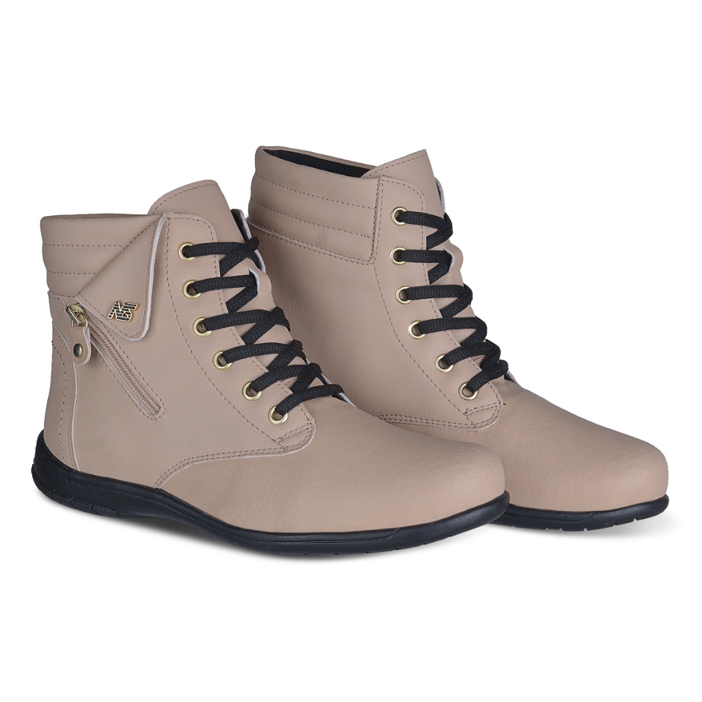 Coturno Feminino Sola Baixa  New Step Conforto