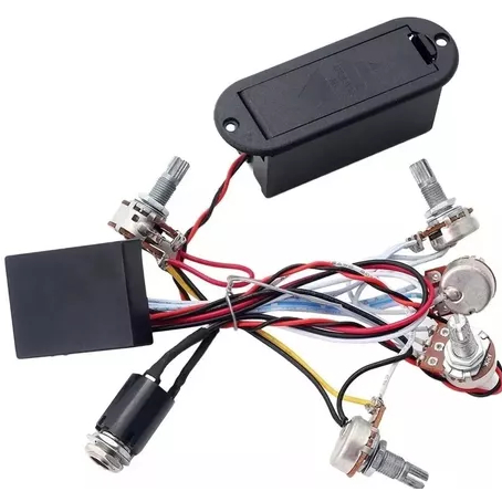 Kit - Pré-amplificado Circuito Ativo Baixo 5 Potenciometros