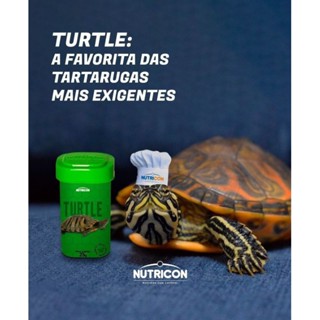 Ração para tartarugas Turtle 270g - Nutricon ALIMENTO COMPLETO