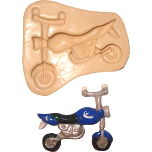 ✅Molde de Silicone cod-E 31 Moto - 6,5x5,3x1cm - 60g