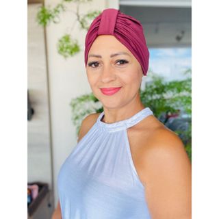 Turbante Quimioterapia Básico com pala alopécia