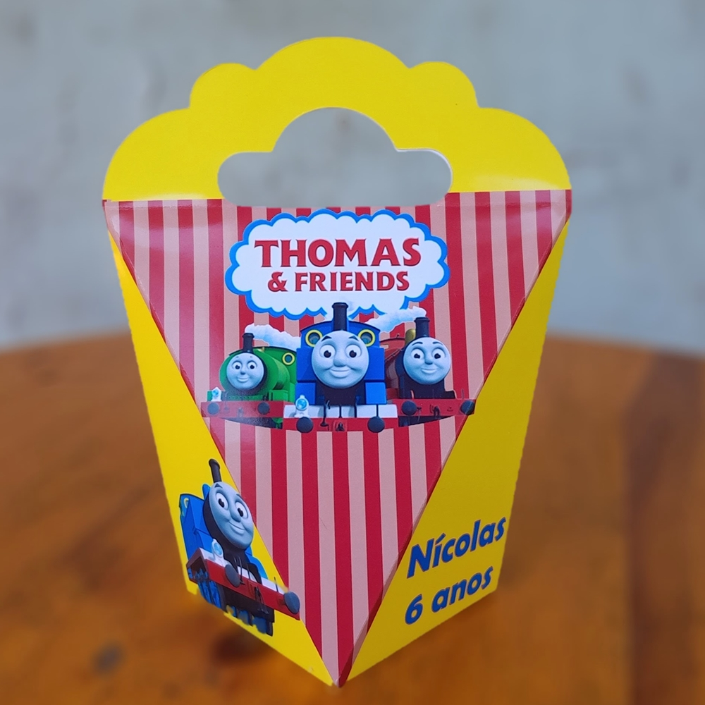 Caixa Coração Personalizados Thomas e seus Amigos Thomas Friends Lembrancinhas para Aniversário Kit Caixas
