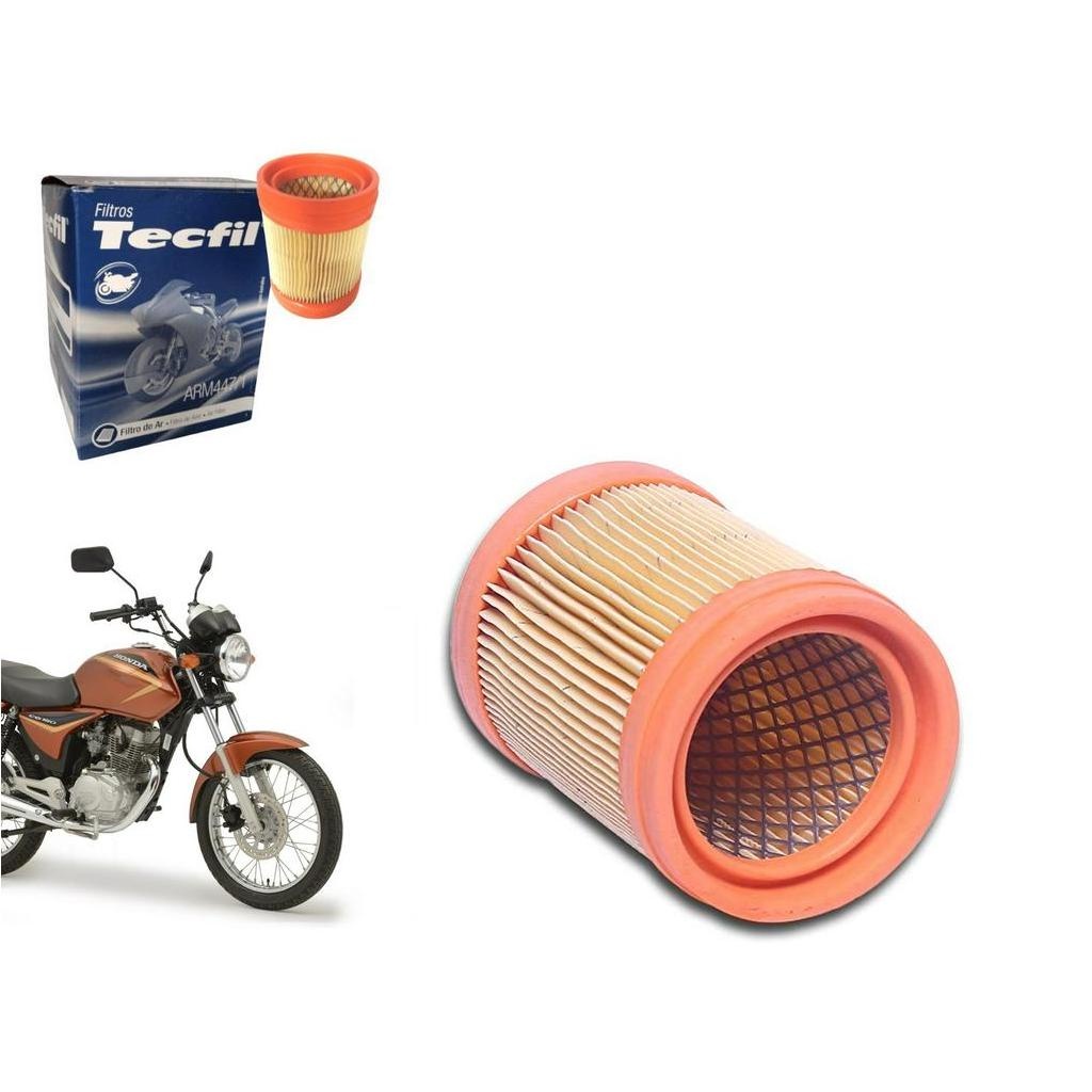 Filtro Ar Tecfil Elemento ARM4471 Honda Cg Titan 150 Ano 2004 Até 2008 em Oferta na Shopee