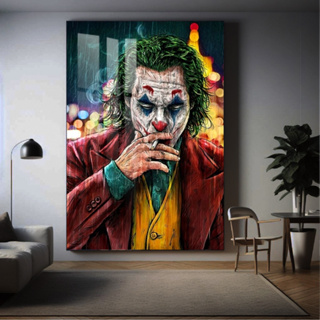 Quadro Decorativo - Grande - Coringa Abstrato Pop Arte Grafite - 1 Peça 60x40cm em Oferta na Shopee