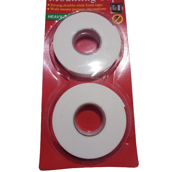 2 Fita Dupla Face Banana Espuma 3 Metros - Kit 2/4  Unidades em Oferta na Shopee