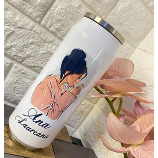 Garrafa térmica personalizada com nome, arte, logo, desenho em Oferta na Shopee
