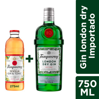 GIN TANQUERAY 750ML + GIN TONIC SEVILLA 275ML