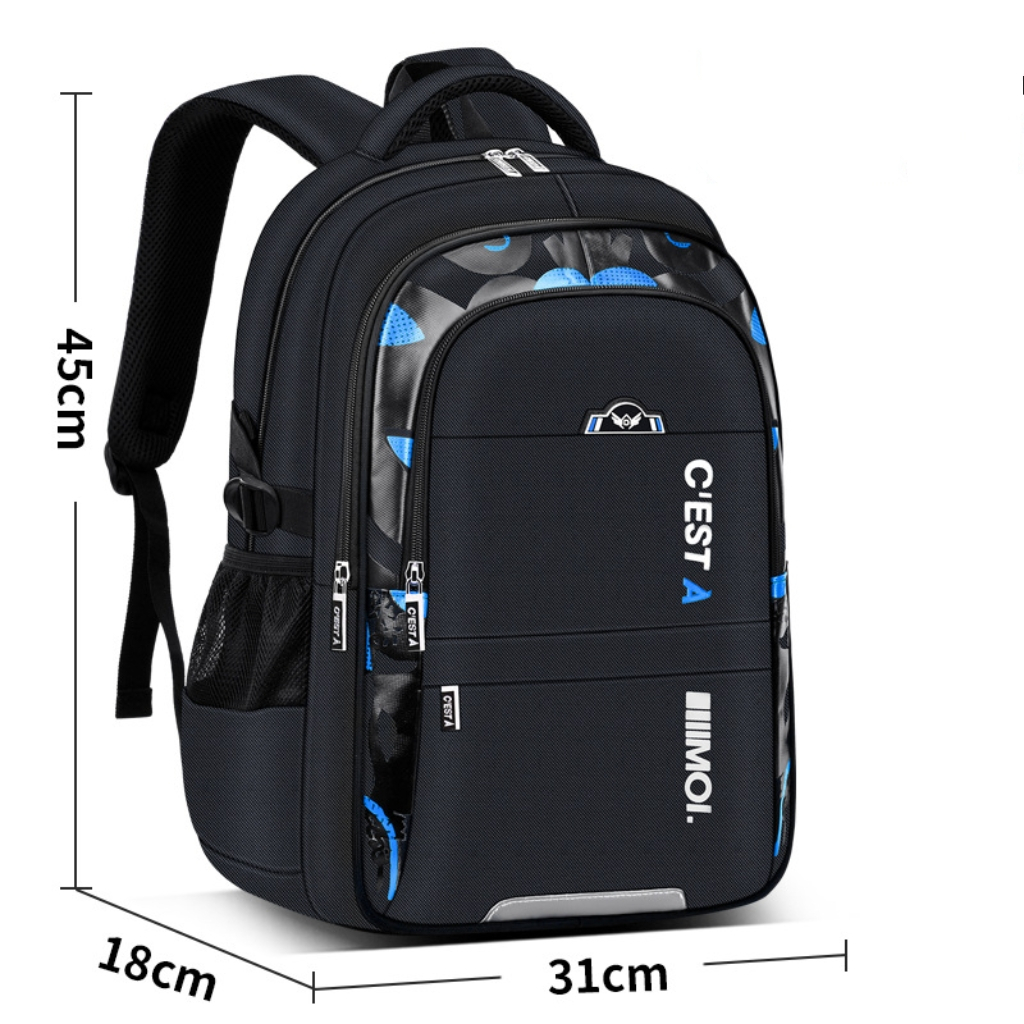 Mochila escolar para meninos/Bolsa escolar estilo geladeira em Oferta na Shopee