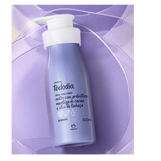 Creme Desodorante Nutritivo Para o Corpo Tododia Algodão-400ml- Algodão