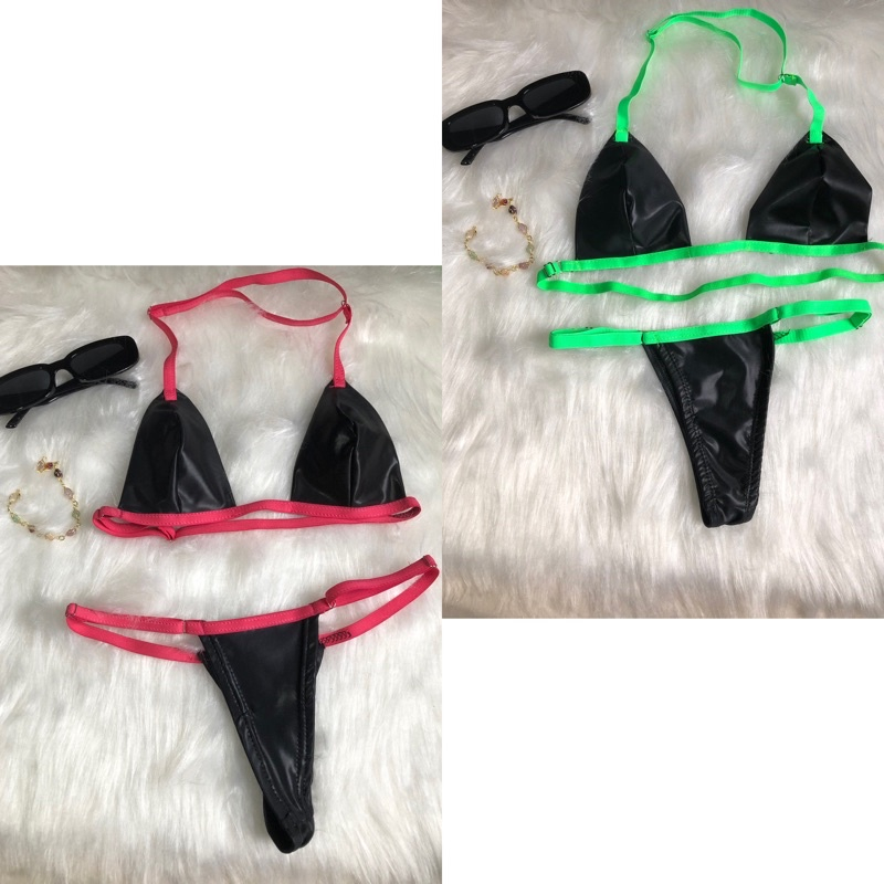 Biquíni  Fita Marquinha  de Bronzeamento Artificial  Regulável em Oferta na Shopee