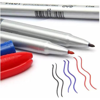 Caneta Marcador Permanente 2,0 a Prova D’agua P/ Plasticos Embalagem Higienica - PILOT em Oferta na Shopee