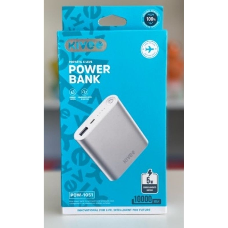 Carregador Portátil Power Bank Kive Pow-1051 Carregador Portátil Power Bank Inova 10000 Mah Pow-1019 Carregador Portatil iphone Bateria 10000mah,5000mah Universal Powerbank indução carregador inova iphone carregado de pilha carregador tipo c 11 iphone