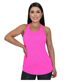 Regata Dry Fit Feminina Academia Esportes Fitness Academia Malhação Corrida Caminhada Esportes em Oferta na Shopee
