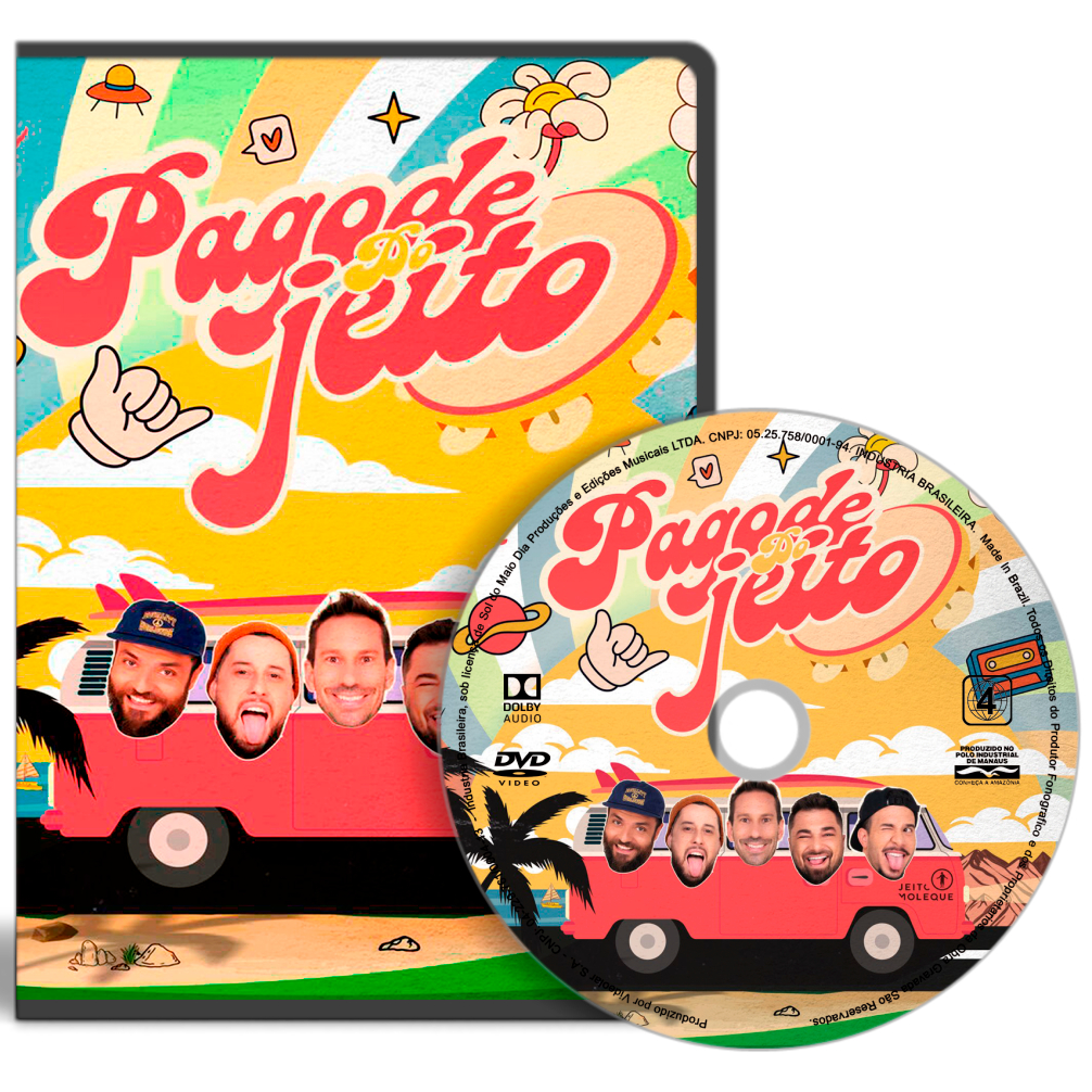 DVD - Jeito Moleque - Pagode do Jeito