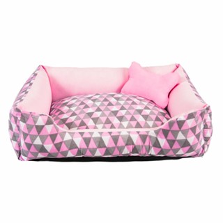 Caminha Pet Casinha de Cachorro e Gato Grande 74 x 54 Lavável com Fundo Impermeável + Ossinho LINDAS ESTAMPAS
