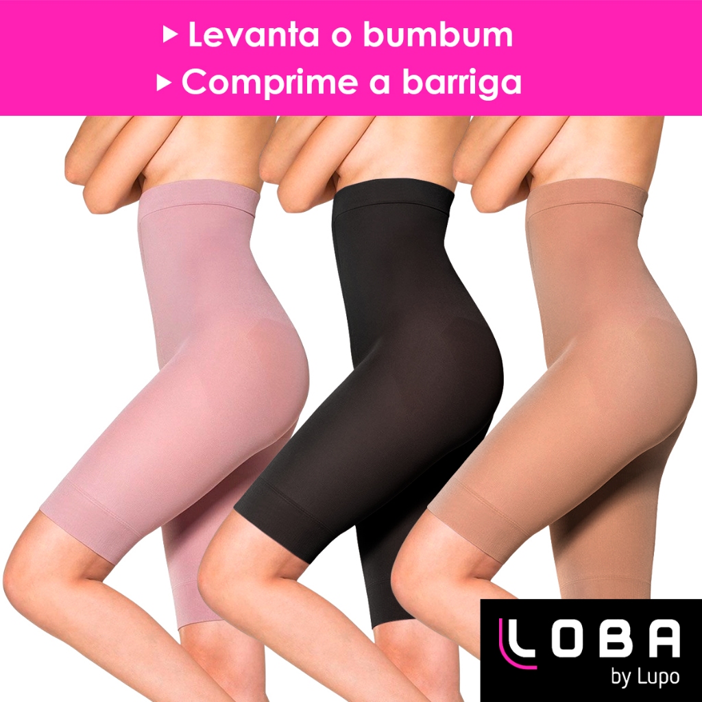 Cinta Modeladora Abdominal Lupo Original Loba Cinta Feminina Short Slim Sinta Levanta Bumb...
