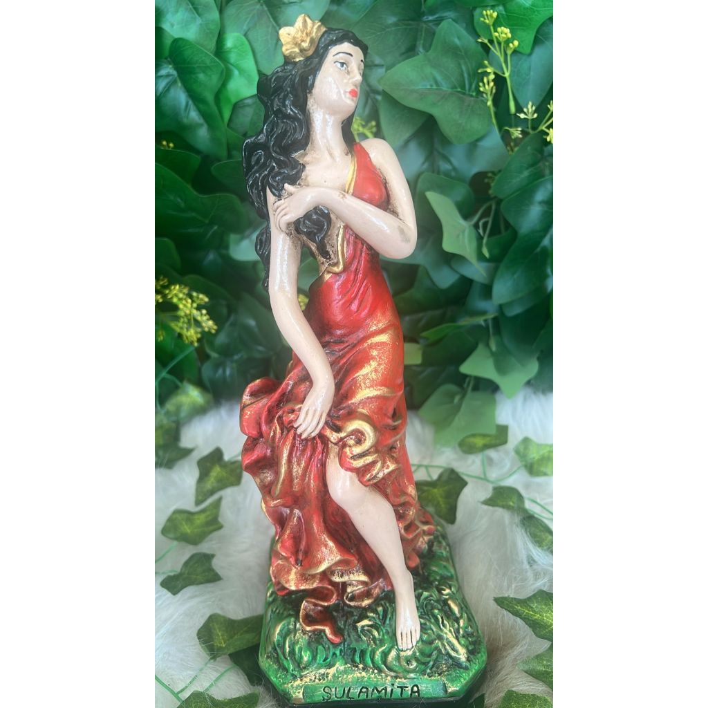 Grande Cigana Pomba Gira Sulamita Linda 30 cm Gesso Umbanda