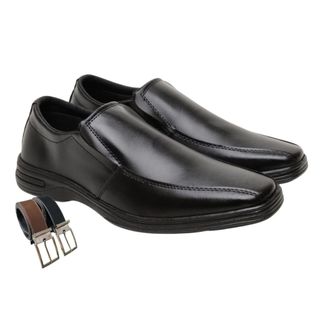 Sapato Social Masculino Com Elástico Confort Fácil de Calçar Oxford Esporte Fino