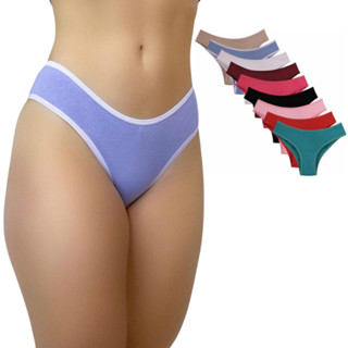 Kit 5 Calcinhas De Algodão Tanga Conforto Qualidade Premium