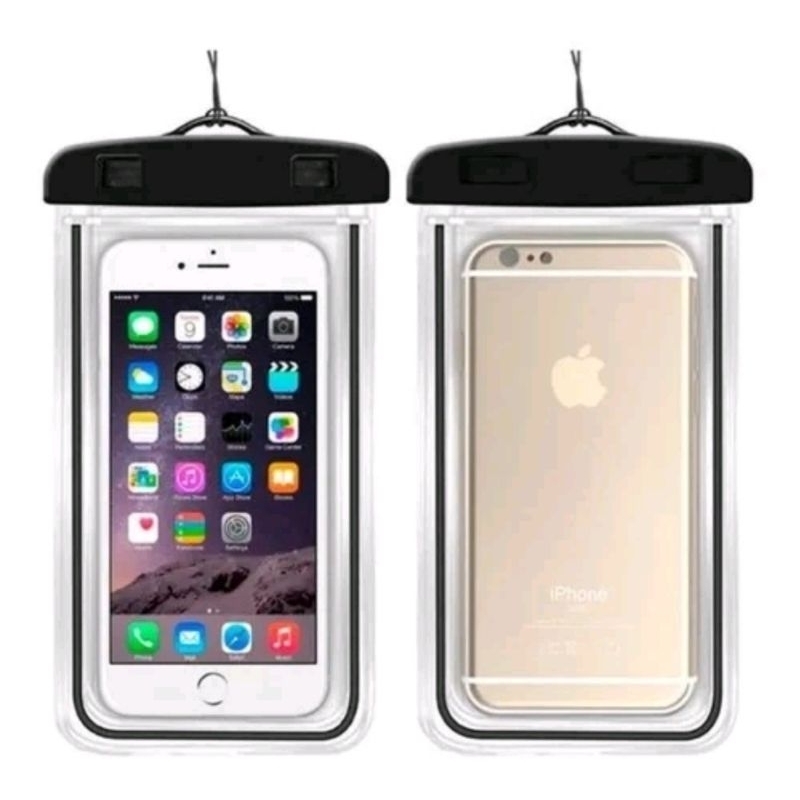 Capa Bolsa Prova D'agua Celular Impermeável Transparente Universal