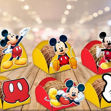 Forminhas Para Brigadeiros do Mickey Vermelho  e Amarelo - 50/100/150/200 - Unidades - ATENÇÃO*LE em Oferta na Shopee