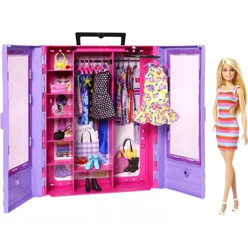 Boneca Barbie Com Guarda Roupa De Luxo - Mattel Hjl66 em Oferta na Shopee