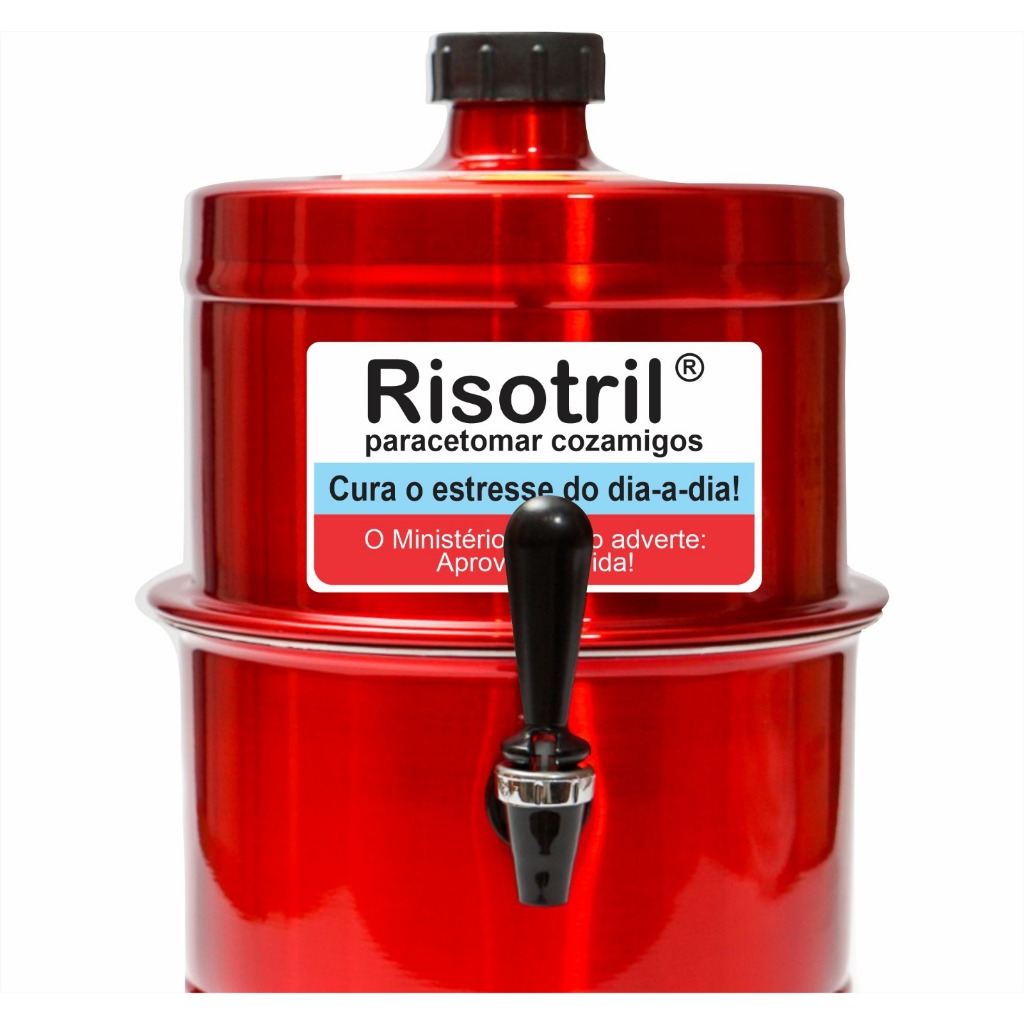 Chopeira Portatil A Gelo Vermelha Risotril 5.1lt Não Elétrica