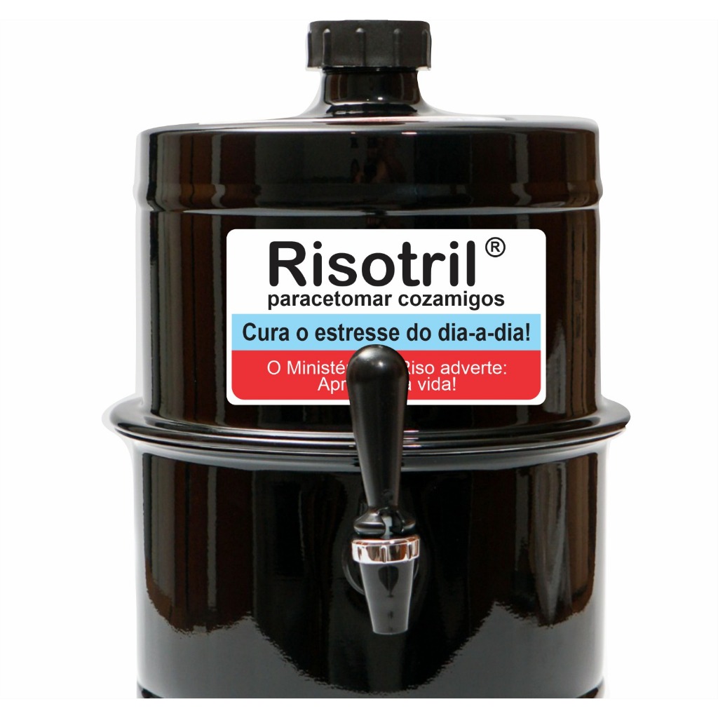 Chopeira Portatil A Gelo Preta Risotril 5.1lt Não Elétrica