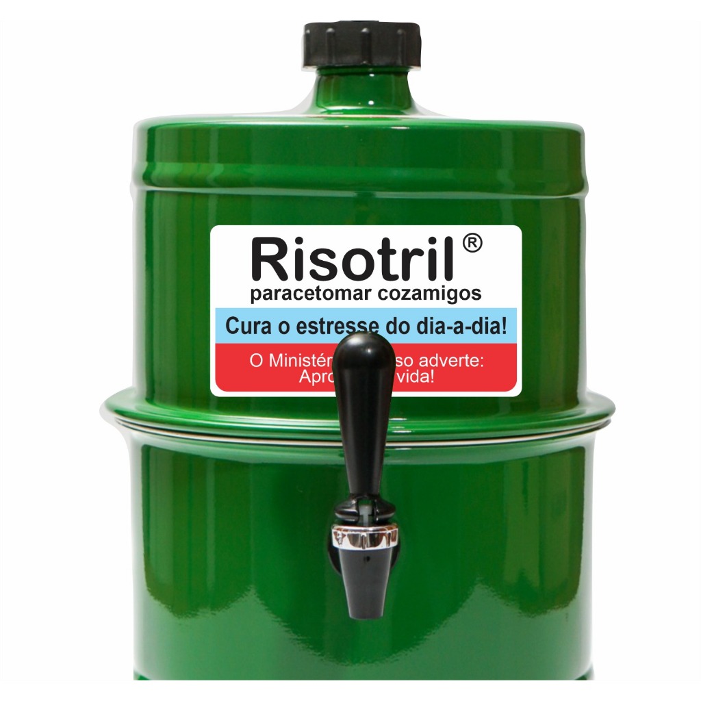 Chopeira Portatil A Gelo Verde Risotril 5.1lt Não Elétrica