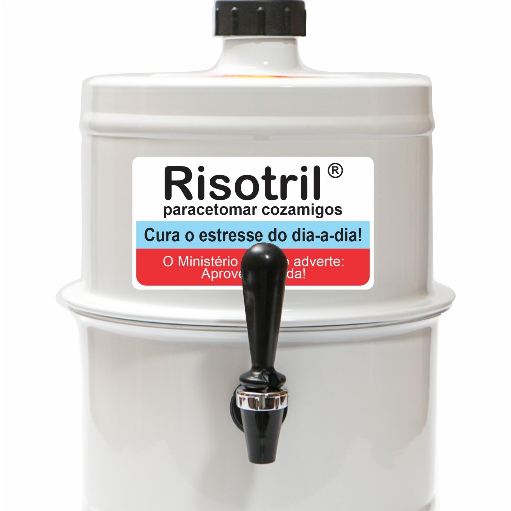 Chopeira Portatil A Gelo Branca Risotril 5.1lt Não Elétrica