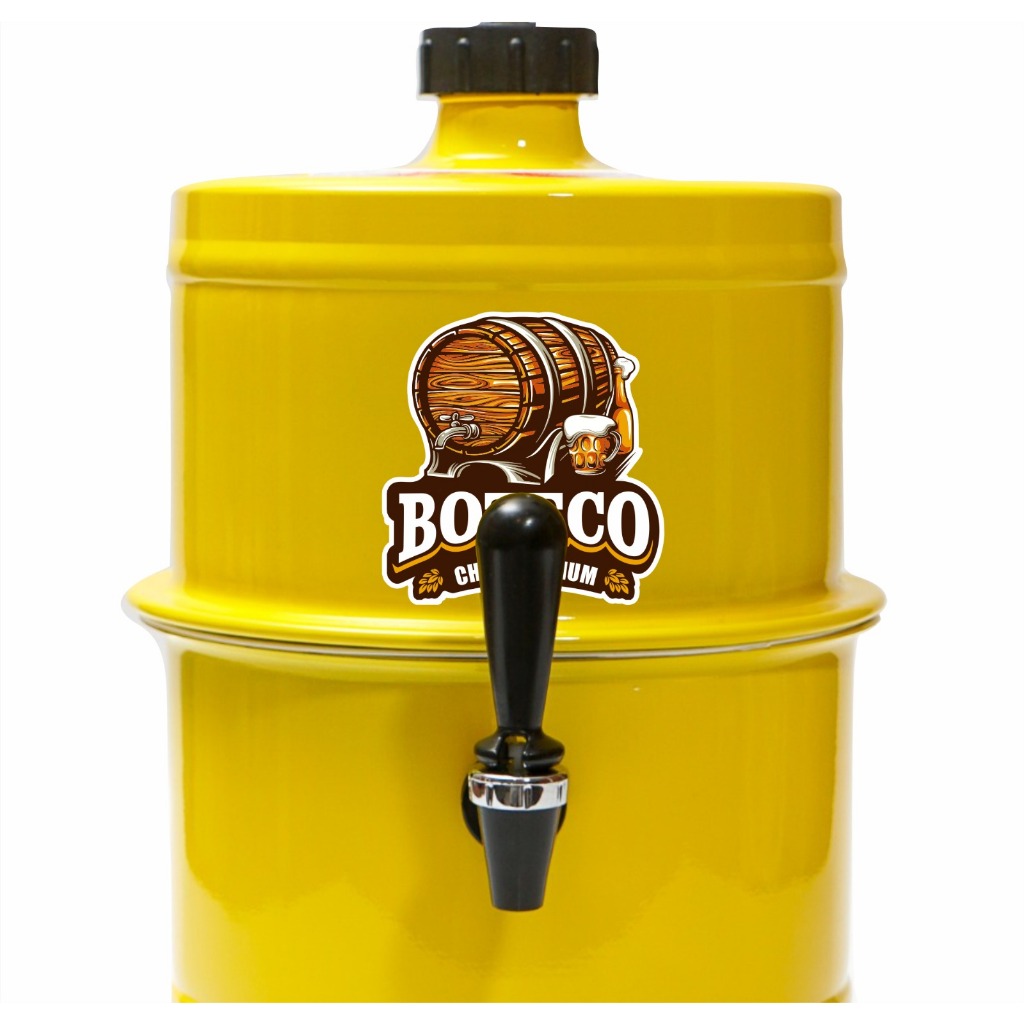 Chopeira Portatil A Gelo Amarela Boteco Premium 5.1lt Não Elétrica