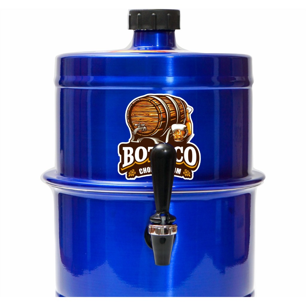 Chopeira Portatil A Gelo Azul Boteco Premium 5.1lt Não Elétrica