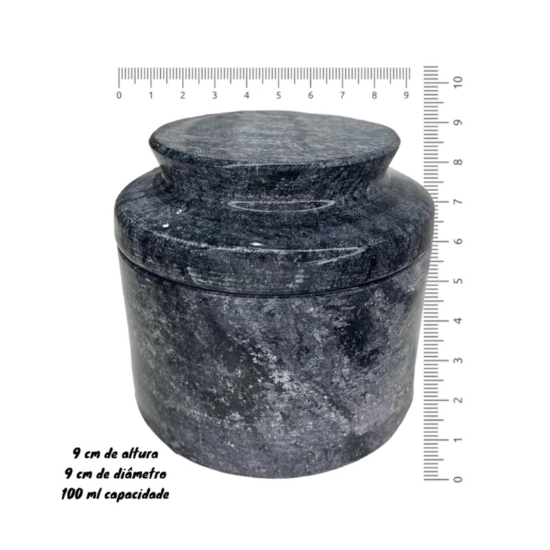 Manteigueira francesa pedra sabão em Oferta na Shopee