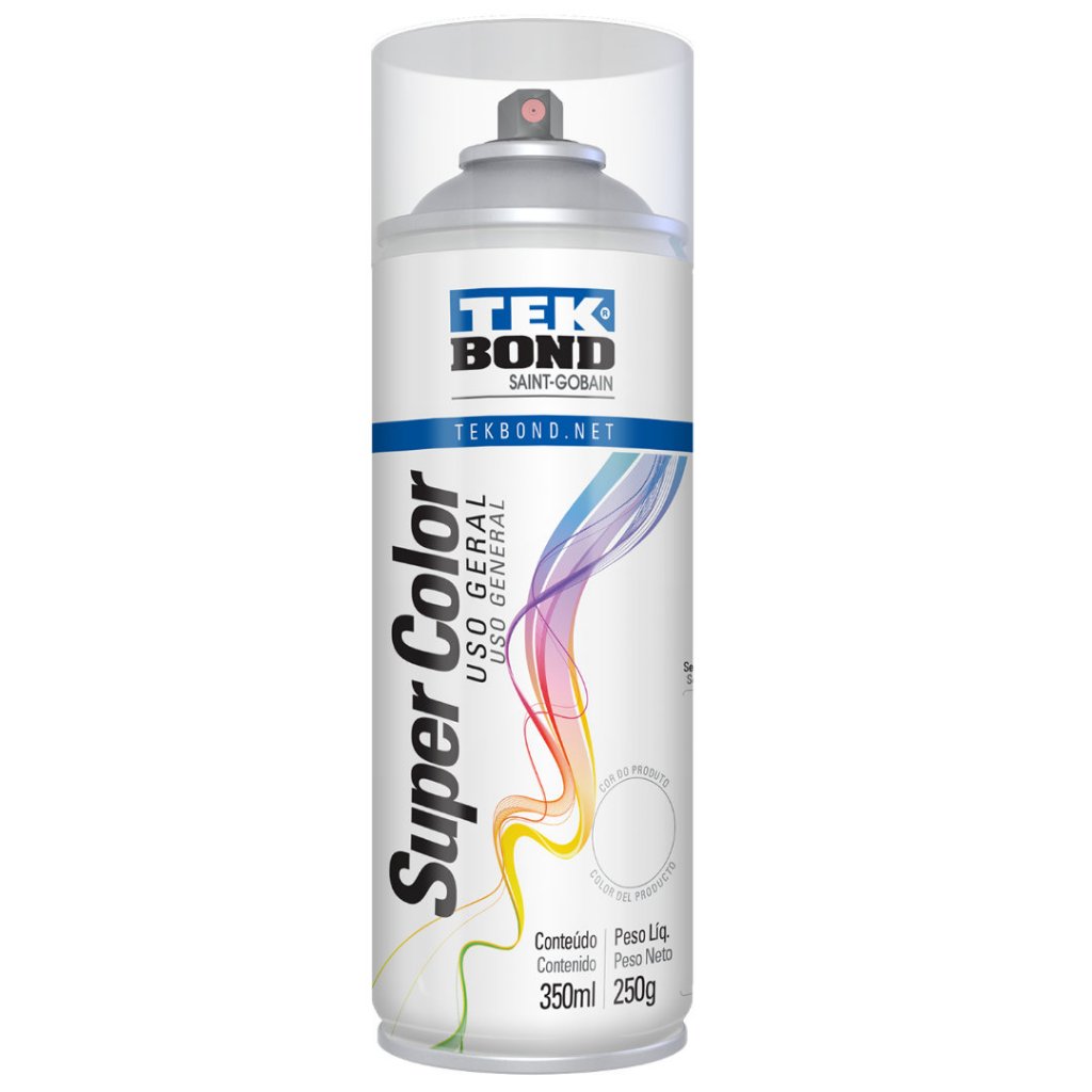 Verniz Spray Incolor Brilhante Uso Geral 350ml Tekbond Secagem Rapida Metal Madeira Ferro MDF em Oferta na Shopee