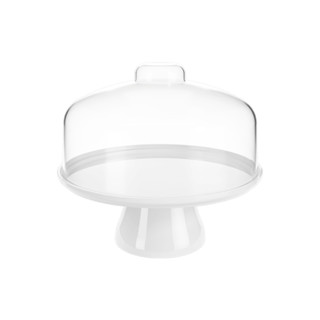 Boleira Com Cúpula Coza Cake Média 25 cm Branco