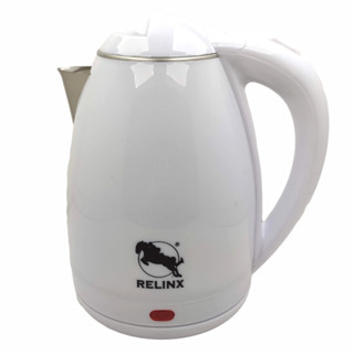 Chaleira Elétrica Jarra Bule Garrafa Inox Plástico 1,8 Litros 1500w Potência 220v Jarro Cozinha Branco
