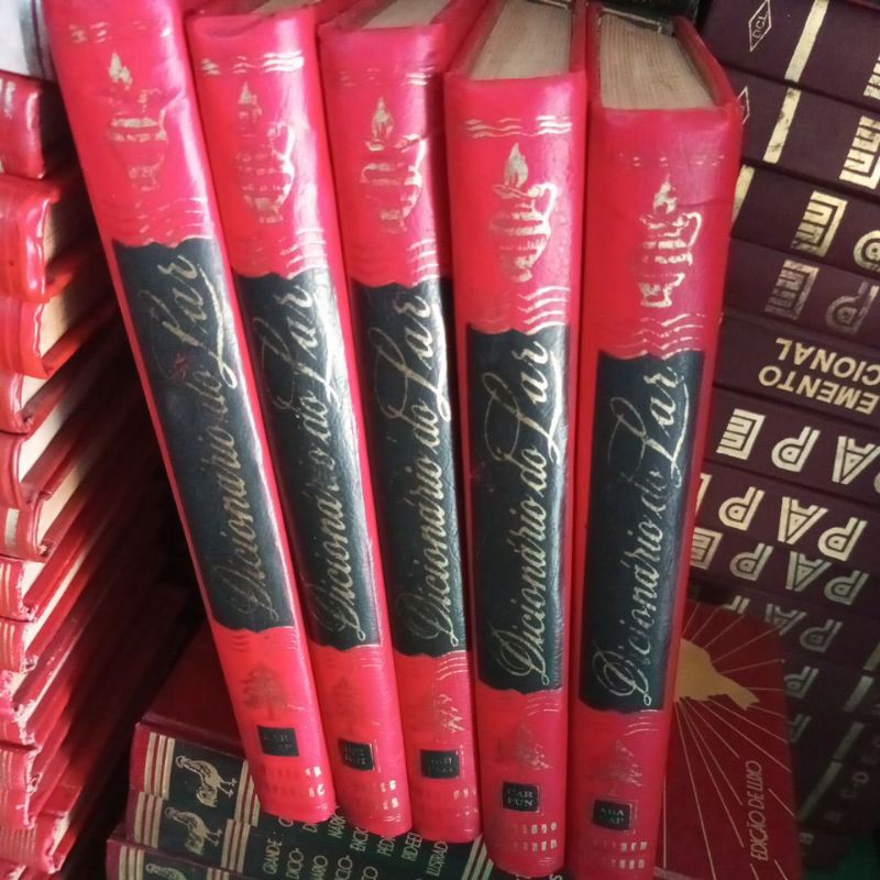 Dicionário do lar 5 volumes completa 1967 (M12)