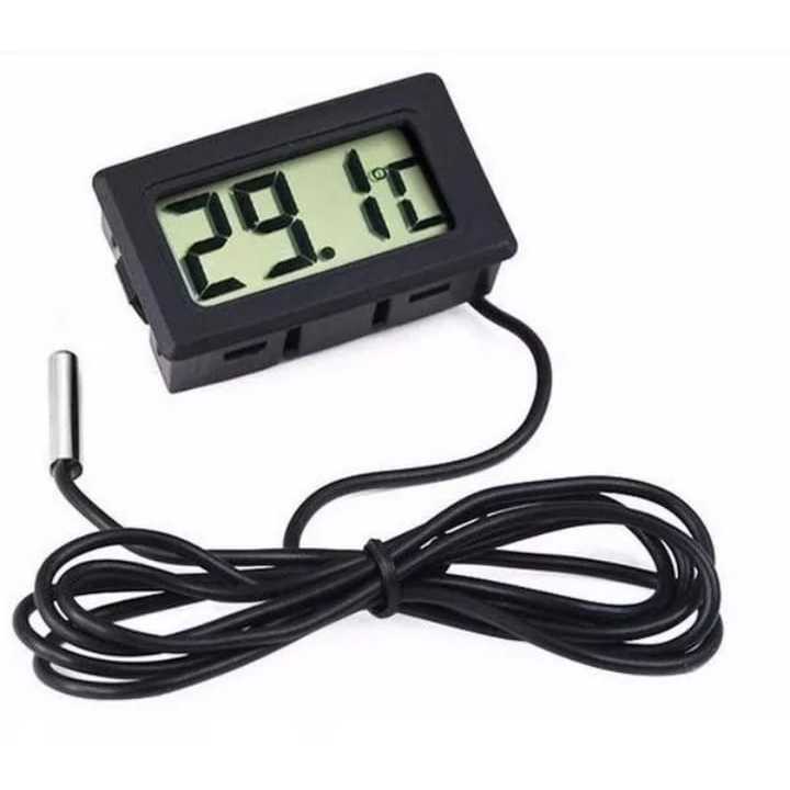 Termômetro Digital Freezer Geladeira Aquário Chocadeira em Oferta na Shopee