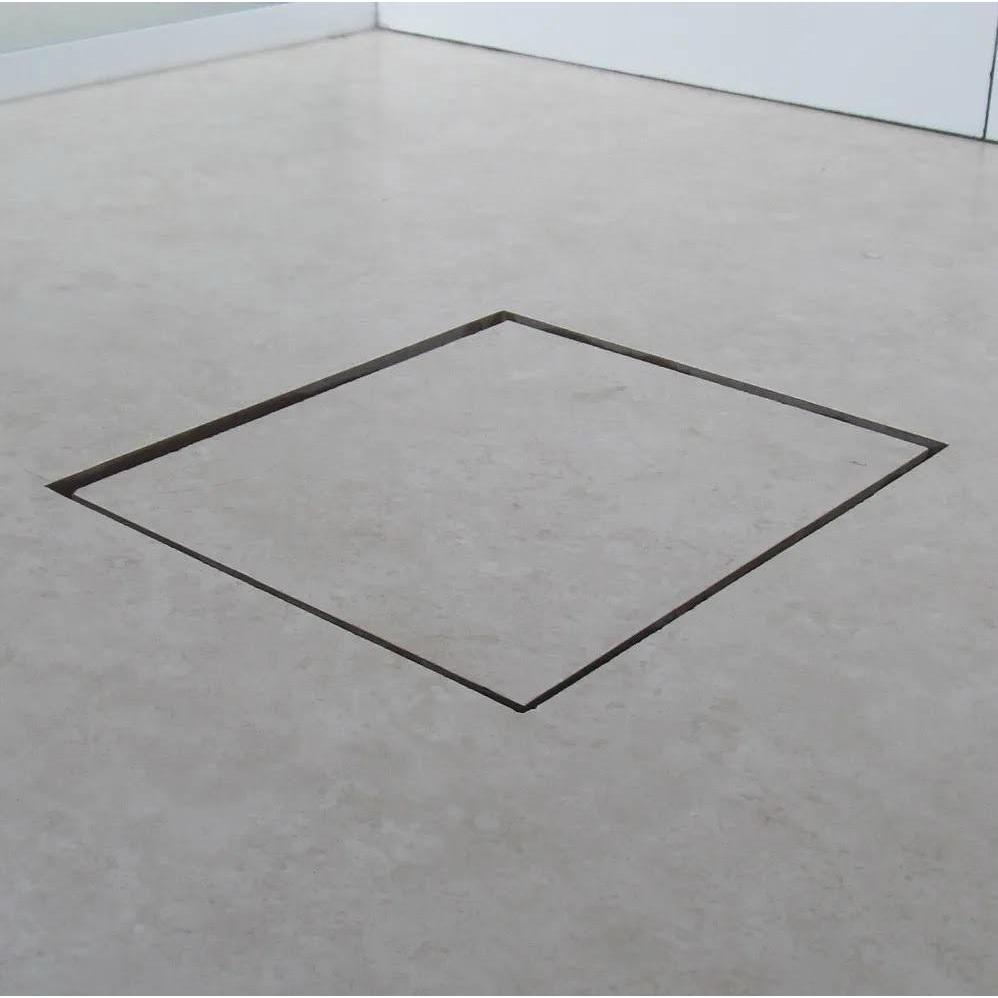 Ralo Oculto Invisível 15x15 e 10x10 cm para Banheiro Seca Piso Porcelanato Inteligente