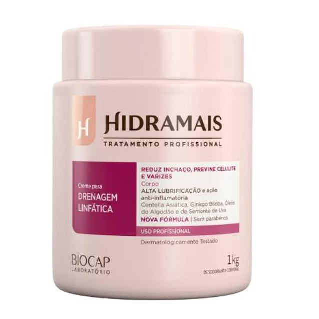 CREME HIDRAMAIS MASSAGEM DRENAGEM LINFATICA 1KG