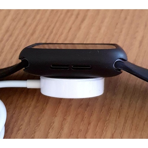 Carregador Magnético Watch Compatível Relógio Apple Series Cor Branco Compativel com IWO 40 a 44mm